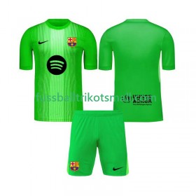 Fußballtrikots FC Barcelona Torwart Kinder 2025-2026 Kurzarm Heimtrikotsatz kaufen